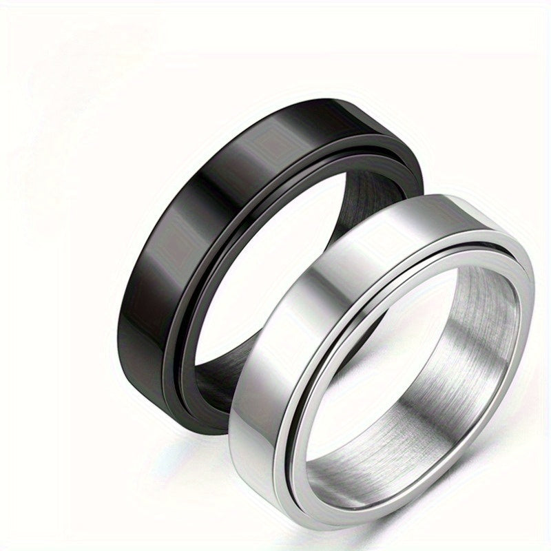 Colorful rotatable rings with 5 colors to choose from, suitable for festivals such as Independence Day and Christmas. They are trendy and accessories.