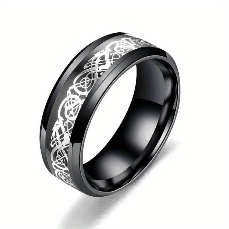 Colorful carved and rotatable rings with multiple color options, suitable for festivals such as Independence Day and Christmas, trendy accessories