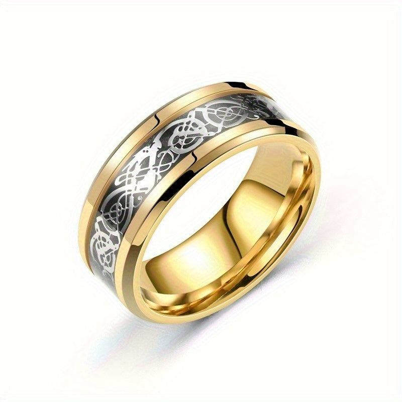 Colorful carved and rotatable rings with multiple color options, suitable for festivals such as Independence Day and Christmas, trendy accessories