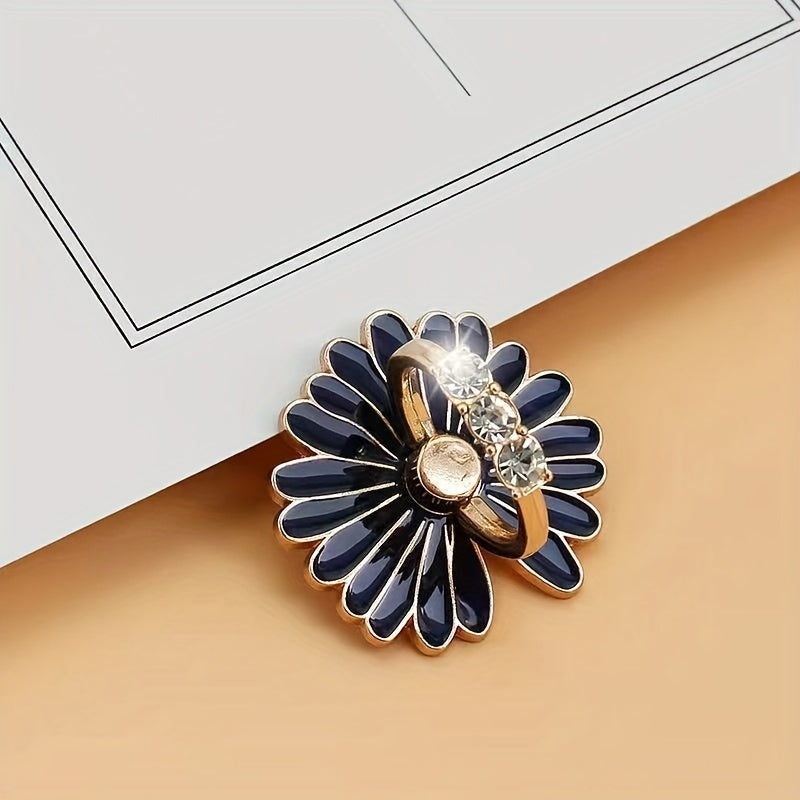 360-Degree Rotatable Metal Phone Ring Holder, Durable & Stylish Accessory for Smartphones, Universal Fit, Elegant Design