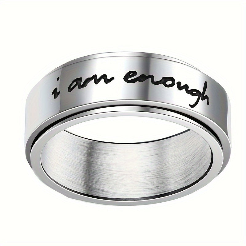 Rotatable Stainless Steel Anxiety Ring - Suitable for Men and Women - Perfect Gift for Family and Friends