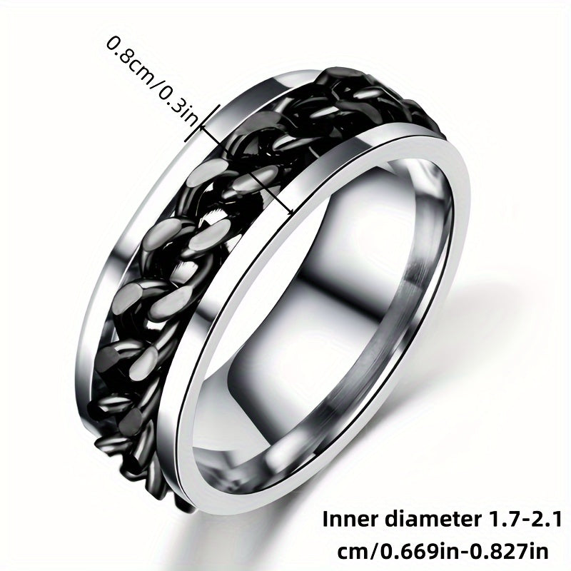 1pc, Creative Rotating Chain Ring, Beer Opener, Simple Design,, Christmas Gift
