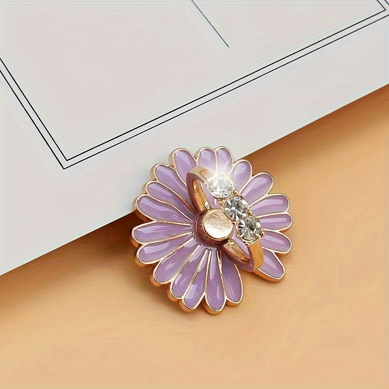 360-Degree Rotatable Metal Phone Ring Holder, Durable & Stylish Accessory for Smartphones, Universal Fit, Elegant Design
