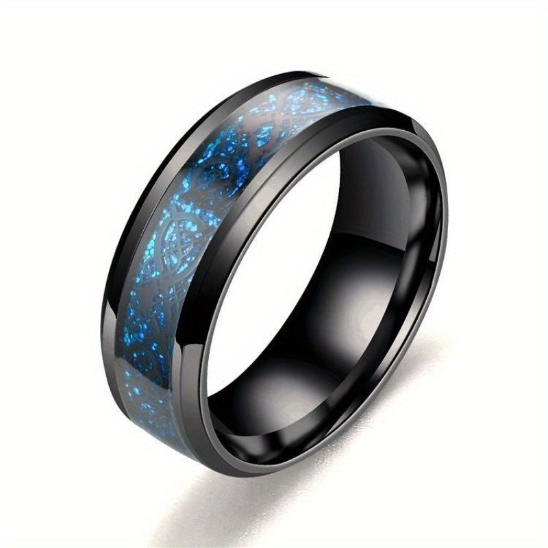 Colorful carved and rotatable rings with multiple color options, suitable for festivals such as Independence Day and Christmas, trendy accessories