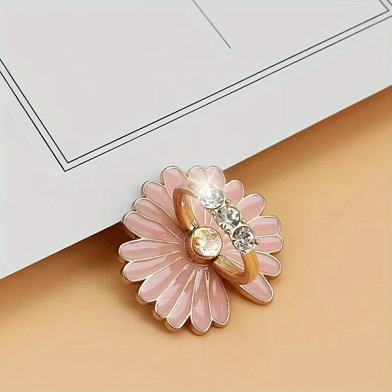 360-Degree Rotatable Metal Phone Ring Holder, Durable & Stylish Accessory for Smartphones, Universal Fit, Elegant Design