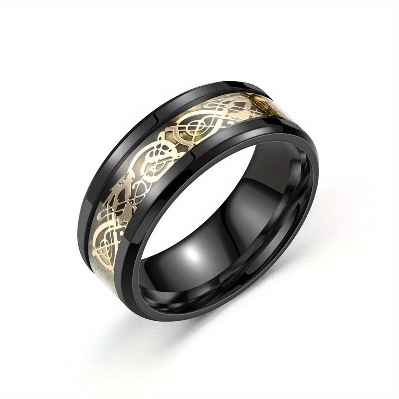 Colorful carved and rotatable rings with multiple color options, suitable for festivals such as Independence Day and Christmas, trendy accessories